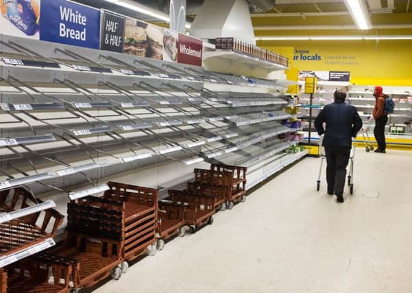 Supermarket shelves stripped bare of bread, eggs and milk during the recent exceptionally wintry weather should give planners pause for thought about supply and transport, says Derek Halden