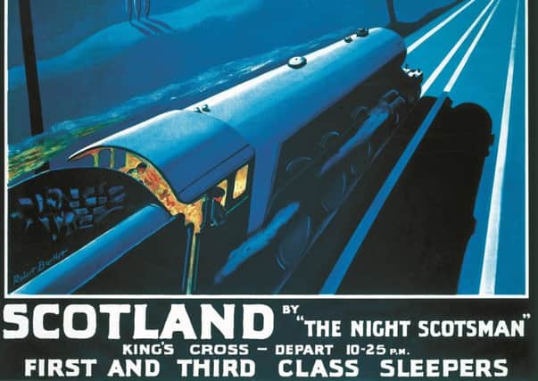 A 1932 poster for the Night Scotsman by Robert Bartlett.