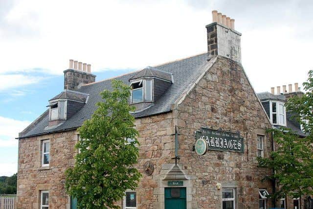 Police are investigating a suspected petrol bomb attack in Aberdeenshire