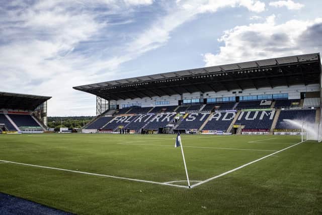 A general view of the Falkirk Stadium. Picture: SNS Group