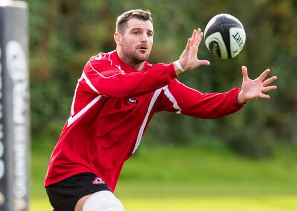 Edinburgh Rugby captain Fraser McKenzie trains ahead of his 100th appearance for the club. Picture: Ross Parker/SNS/SRU