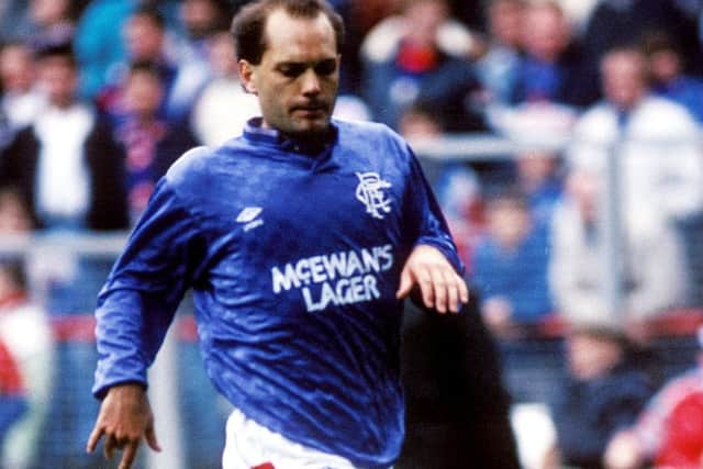 Rangers' Ray Wilkins in action. Picture: SNS