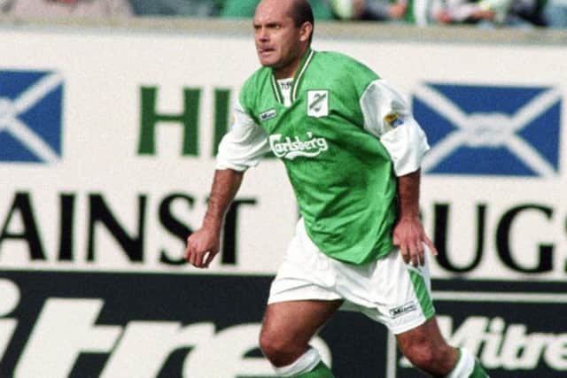 Ray Wilkins in action for Hibs. Picture: SNS