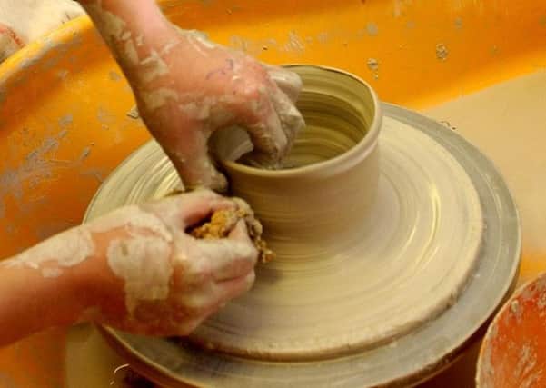 About one in ten Scots with side business make their extra cash through arts and crafts, such as making pottery. Picture: Sean Bell