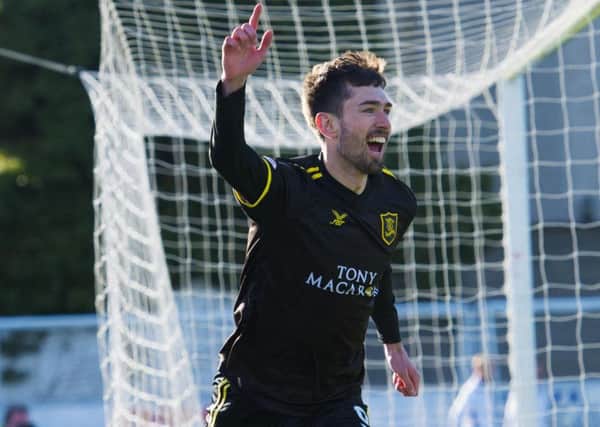 Ryan Hardie scored a sceamer against Dumbarton. Picture: SNS/Bruce White