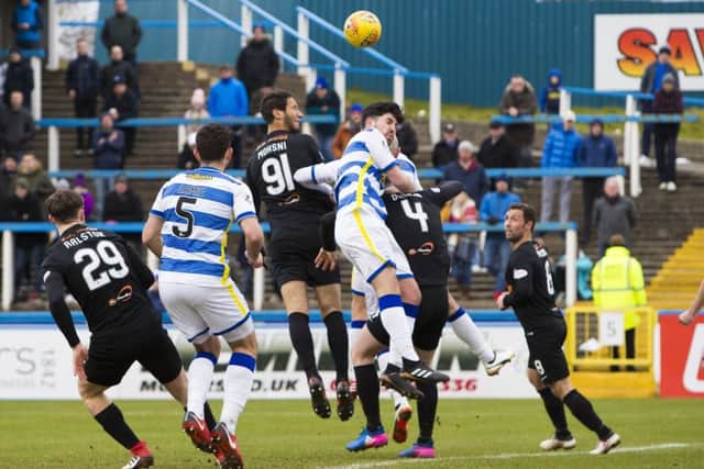 Dundee United's Bilel Mohsni scores to put his team into the lead. Picture: SNS/Bruce White