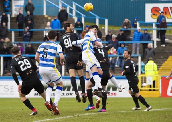 Dundee United's Bilel Mohsni scores to put his team into the lead. Picture: SNS/Bruce White