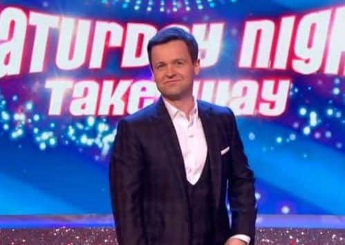 Dec's solo Saturday Night Takeaway episode bagged the biggest audience share of the series. Pic: ITV