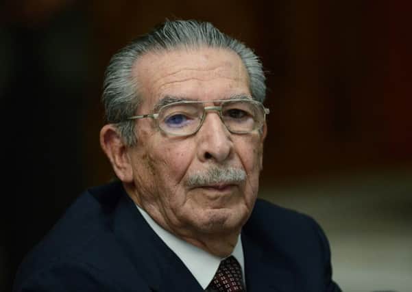 Jose Efrain Rios Montt has died at the age of 91. Picture: Getty