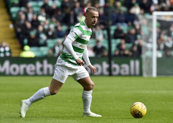 Leigh Griffiths made his return from injury. Picture: SNS