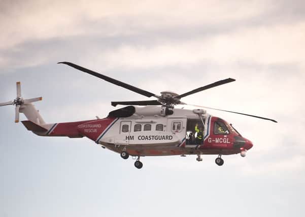 Police Scotlland, the Scottish Fire and Rescue and the Coastguard were involved in the operation. Pic: John Devlin