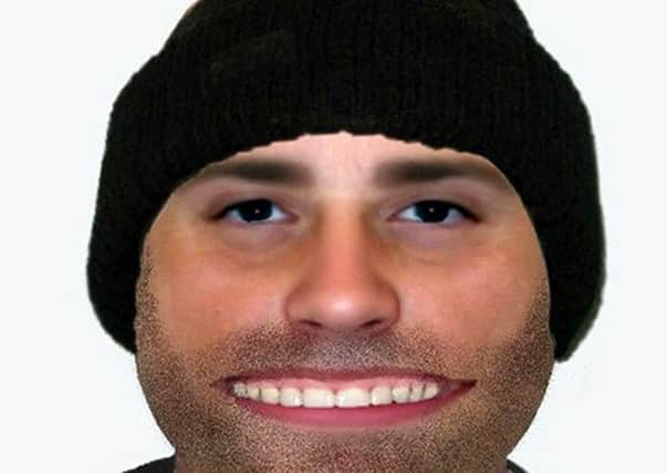 The bizarre e-fit picture issued by police has attracted a lot of attention. Pic: PA Wire