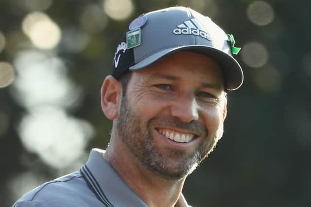 Sergio Garcia, who won the Masters last year