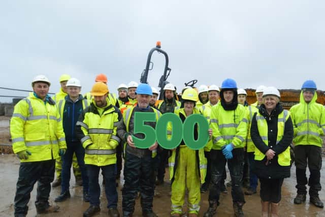 The staff landmark was celebrated