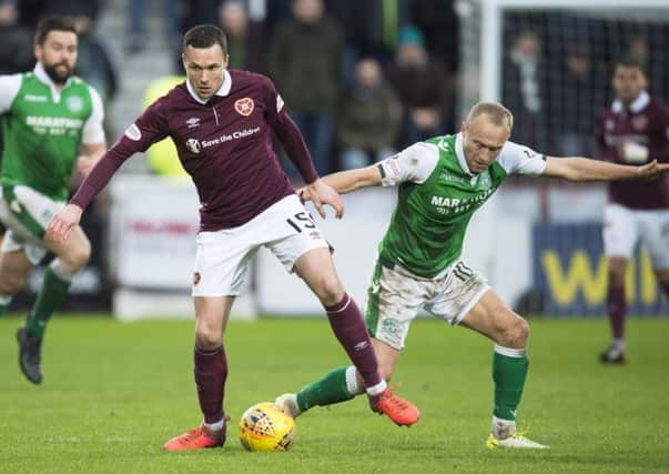 Hearts and Hibs will meet for the final time at Tynecastle after the split. Picture: SNS
