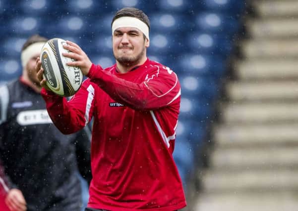 Edinburgh's Stuart McInally in training for the Ulster game. Picture: Bill Murray/SNS/SRU