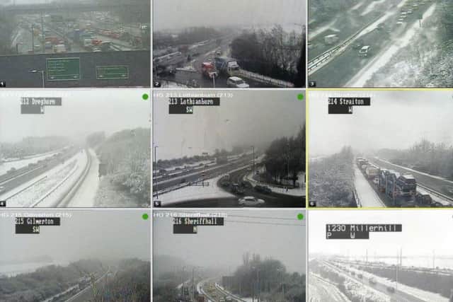Delays are expected across Scotland's route network tonight. Picture: Traffic Scotland.