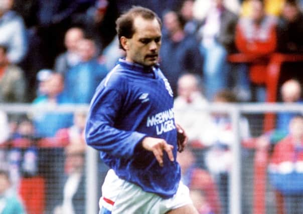 Ray Wilkins in action for Rangers against Aberdeen in 1988. Picture: SNS