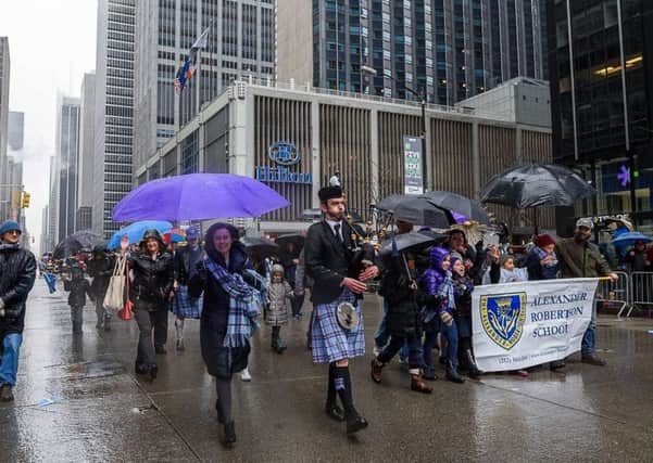 The annual Tartan Day parade will take place in New York on 6 April. Pic: Contributed