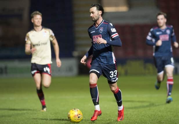 Chris Eagles left Ross County on Wednesday afternoon. Picture: SNS