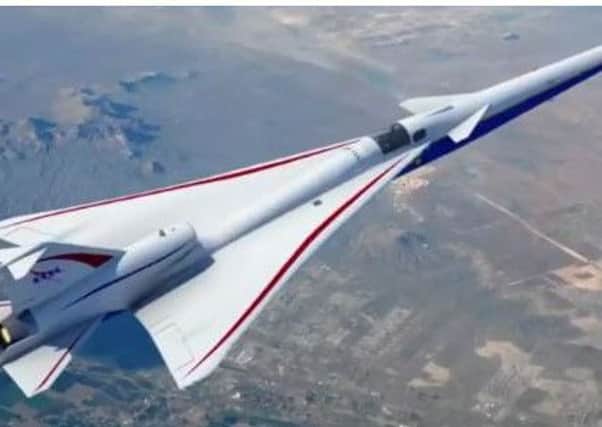 The Low-Boom Flight Demonstrator (LBFD) X-Plane. Picture: Twitter