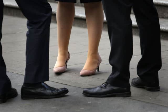 Theresa May has vowed to tackle the "burning injustice" of the gender pay gap. Pic: PA Wire