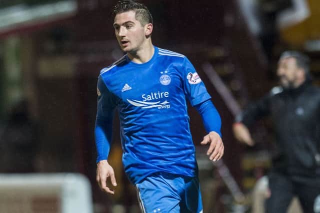 Kenny McLean scored Aberdeen's decisive second goal in the 2-0 win over Motherwell on Tuesday. Picture: Craig Williamson/SNS