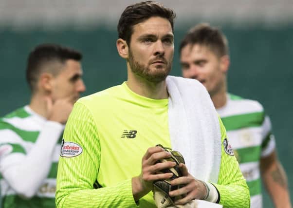 Craig Gordon returned for Celtic in the 0-0 draw against Dundee after two months sidelined with injury.