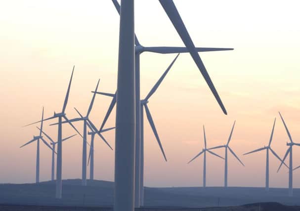 Wind turbines in Scotland.  Pic: Ian Rutherford