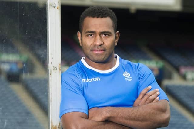 Jo Nayacavou will play for
Team Scotland in the rugby sevens at the Commonwealth Games. Picture: Paul Devlin/SNS/SRU