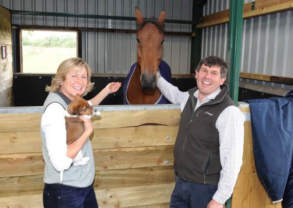 Sandy Thomson and his wife Quona with Seeyouatmidnight.