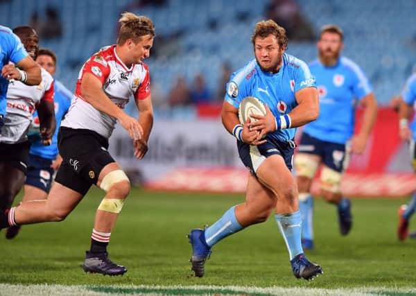 Pierre Schoeman in action for Blue Bulls against Golden Lions at Loftus Versfeld. Picture: Getty Images
