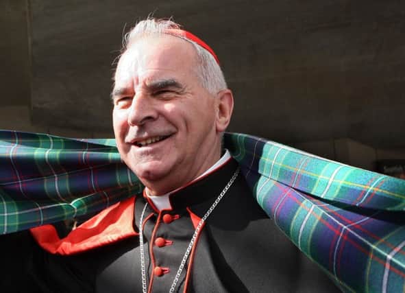 Cardinal Keith O'Brien. Picture: David Cheskin/PA Wire