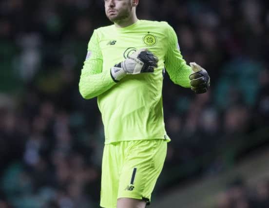 Celtic goalkeeper Craig Gordon returned to action in Wednesday's 0-0 draw with Dundee. Picture: Gary Hutchison/SNS
