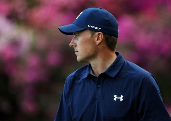 Jordan Spieth leads by two shots after opening with a six-under 66 in the 82nd Masters. Picture; Getty Images
