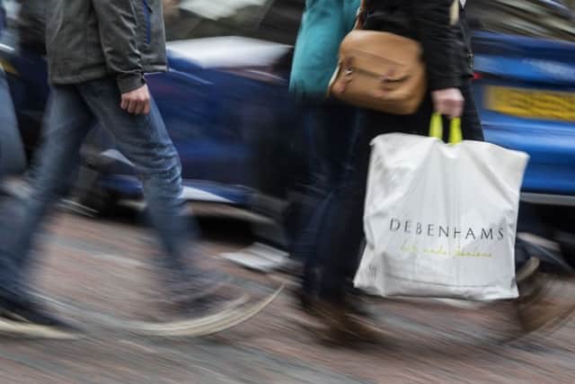 Shopper footfall for UK has the sharpest drop in almost eight years. Picture: John Devlin