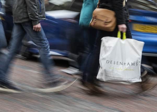 Shopper footfall for UK has the sharpest drop in almost eight years. Picture: John Devlin