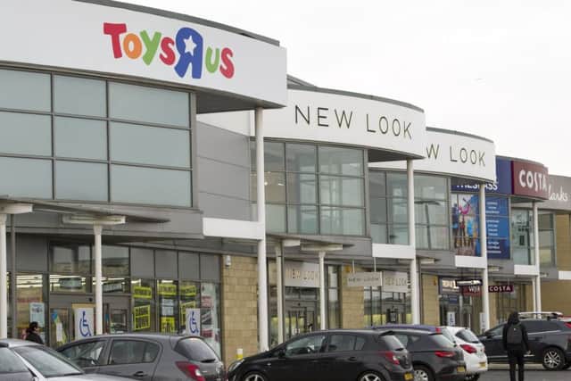 Toys R Us and New Look in Craigleith shopping centre, Edinburgh. Picture: Ian Rutherford