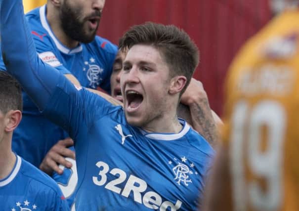 Rangers forward Josh Windass won't make Saturday's game against Dundee and is a doubt for their Scottish Cup semi-final versus Celtic. Picture: Craig Foy/SNS