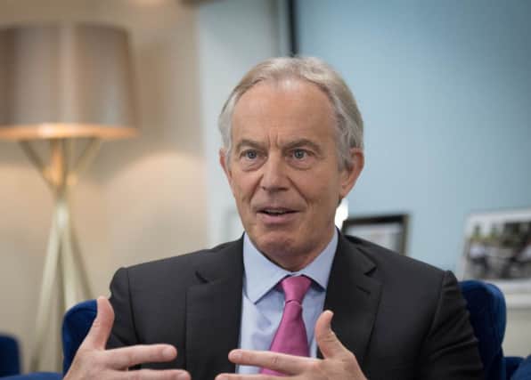 Former Prime Minister Tony Blair talking about the Good Friday Agreement in London. PRESS ASSOCIATION Photo. Picture date: Monday April 9, 2018. Picture: Stefan Rousseau/PA Wire