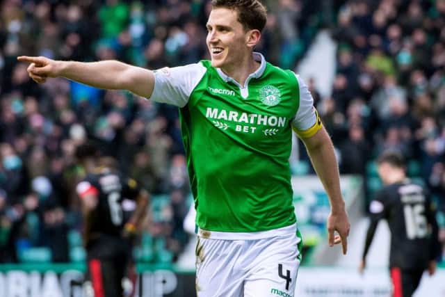 Hibernian's Paul Hanlon. Picture: SNS