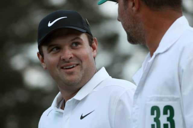 Patrick Reed leads by two shots at halfway in the 82nd Masters. Picture: Getty Images