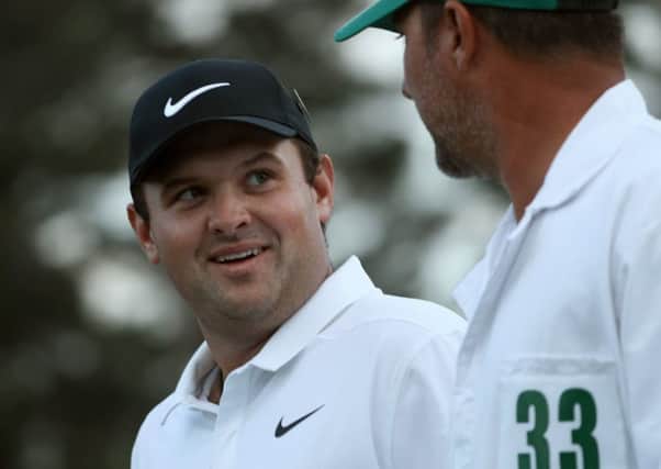 Patrick Reed leads by two shots at halfway in the 82nd Masters. Picture: Getty Images