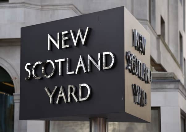Scotland Yard said the 55-year-old was arrested on Saturday. Picture: Kirsty O'Connor/PA Wire
