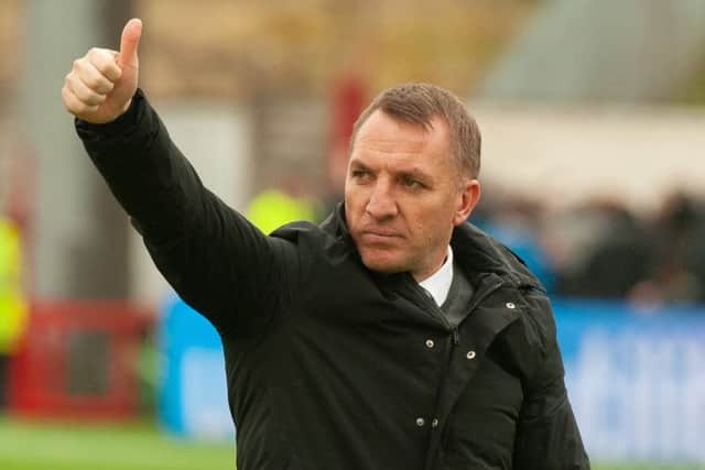 Brendan Rodgers says it would be a sad reflection of Scottish football if SPFL shies away from an Old Firm title decider. Picture: SNS.