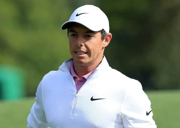 Rory McIlroy during his final round at Augusta. Picture: Andrew Redington/Getty Images
