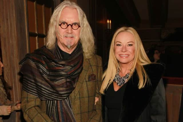 Billy Connolly with his wife. Picture: Mark Von Holden.