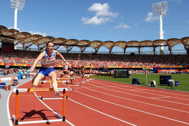 Eilidh Doyle won her semi-final to progress to the final of the women's 400m hurdles. Picture: Getty Images