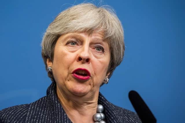 Theresa May is under pressure over possible military intervention. Picture: AFP/Getty