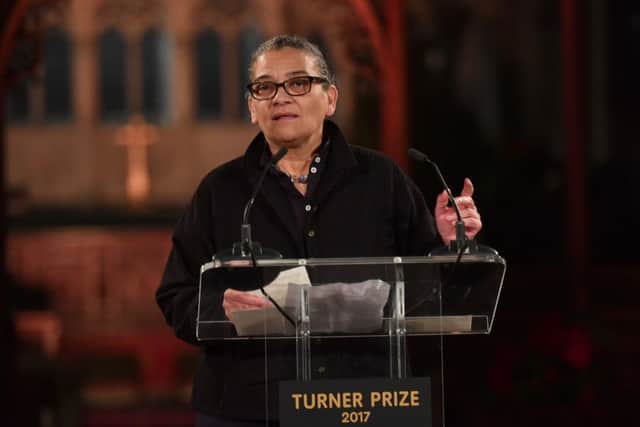 Lubaina Himid, winner of the 2017 Turner Prize PIC: Anthony Devlin/Getty Images